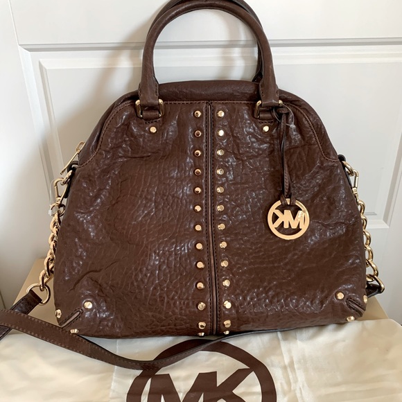 💯 Michael Kors Leather Handbag - NWT - Picture 1 of 3
